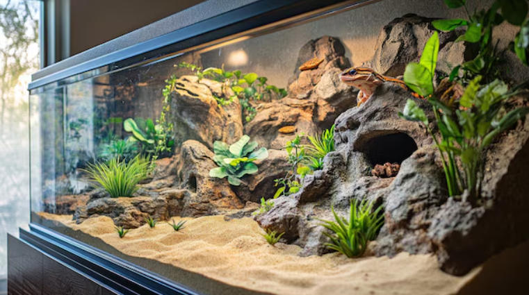 terrario de reptiles