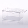 Recinto acrílico integrado para reptiles con tapa deslizante integrada: ideal para geckos y reptiles pequeños