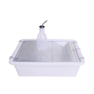 Jaula de plástico para cría de roedores, ratones, animales de laboratorio
