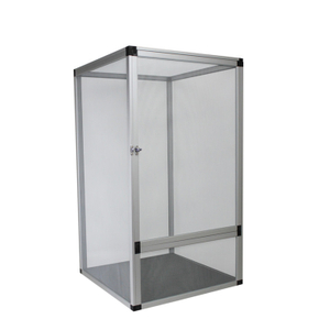 Caja de malla de alambre vertical grande de aluminio con flujo de aire