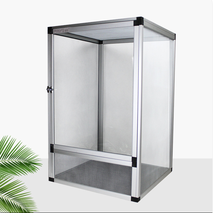 Caja de malla de alambre vertical grande de aluminio con flujo de aire