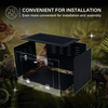 Recinto de reptiles de PVC con apertura frontal para Lizard Gecko