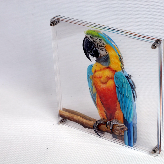 Retrato de mascota acrílico personalizado