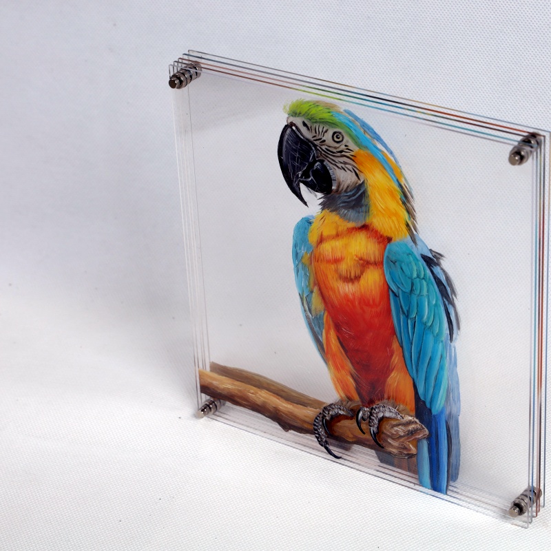 Retrato de mascota acrílico personalizado